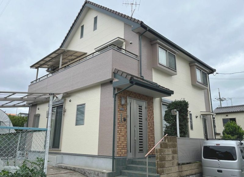 広島市安芸区　　Ｉ様邸　　外壁塗装工事