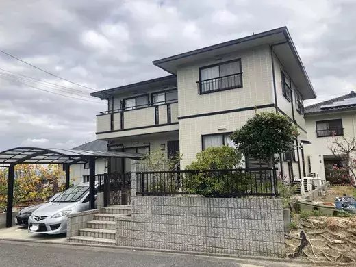 広島市安芸区矢野南N様邸 工事完了後の外観全景(別の角度)