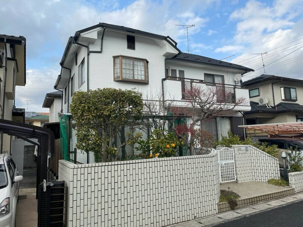 広島市安佐北区亀崎I様邸 施工後の外観全景（別角度）