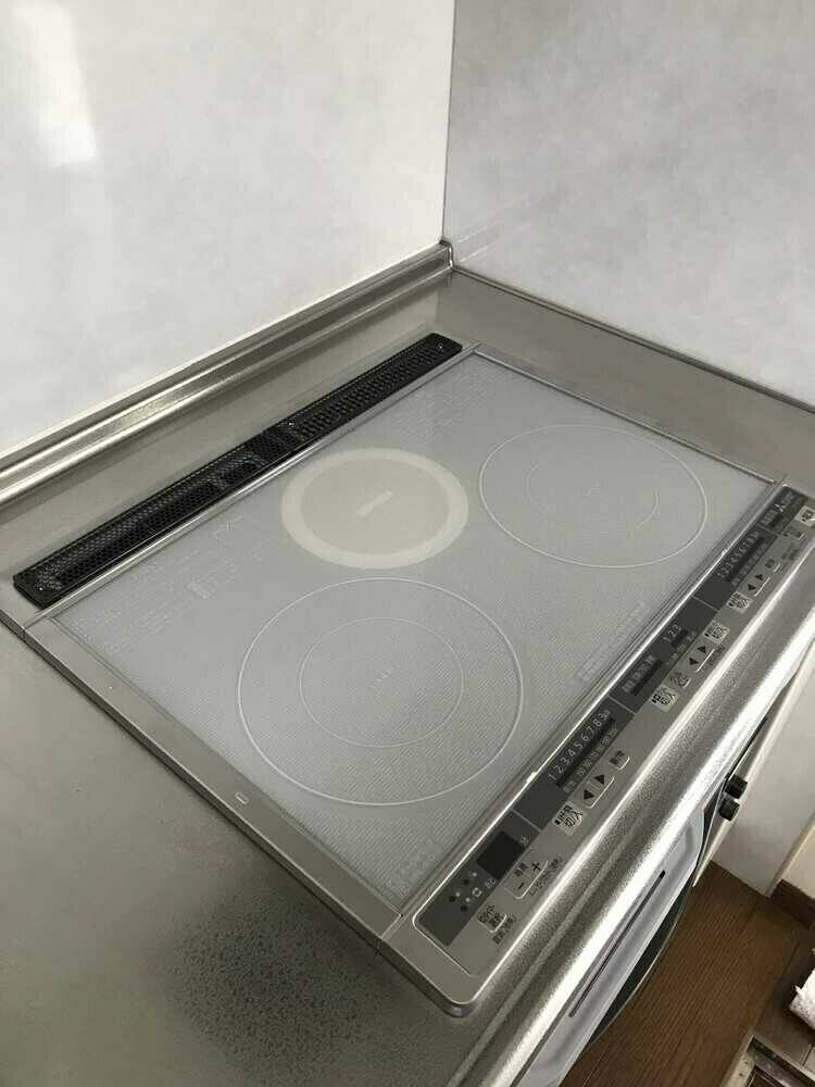 広島市安佐南区伴南H様邸 設置が完了したIHクッキングヒーター