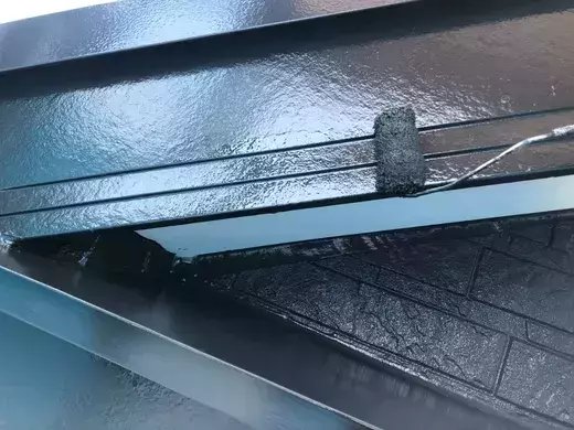 広島市安佐南区西原M様邸 破風鼻隠しの塗装