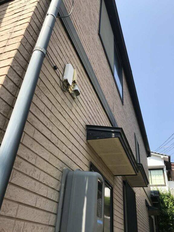 広島市安佐南区長塚N様邸 施工前 色あせた北面の外壁