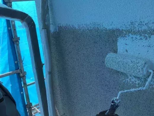 広島市安佐南区伴南T様邸 外壁の防水型下塗り