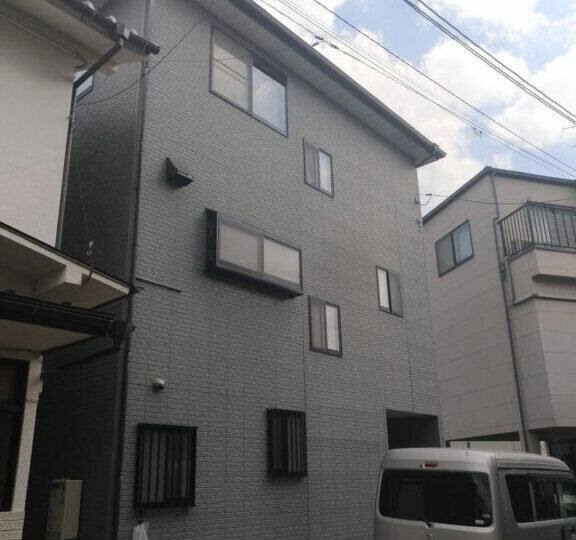 廿日市市平良H様邸 外壁・屋根塗装工事前の外観全体