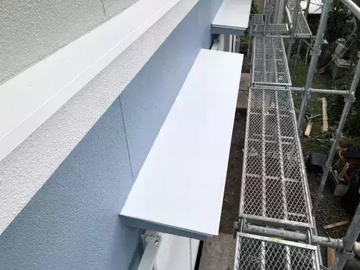 廿日市市四季が丘I様邸 塗装が完了した付帯部