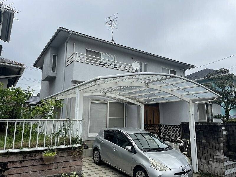 廿日市市四季が丘I様邸 外壁・屋根塗装工事前の外観全体