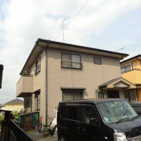 廿日市市宮浜温泉M様邸 施工前 別角度から見た外観(潮風が当たる立地)
