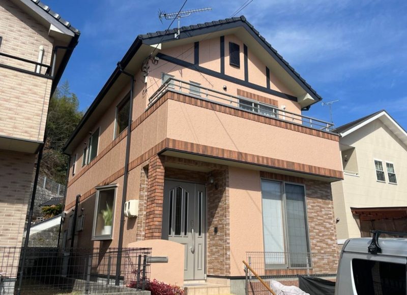廿日市市　宮内　Ⅿ様邸　外壁塗装/外構