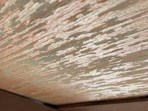 廿日市市四季が丘O様邸 施工前 色あせが進んだ塗装面